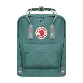 北极狐 FJALLRAVEN北极狐双肩包大容量背包书包23510-664/916霜绿色/五彩底纹16L 送女生