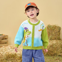 【35.9元任选】宝宝秋冬衣服集合 海水蓝-恐龙