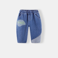 【35.9元任选】宝宝秋冬衣服集合 牛仔蓝-英文字母