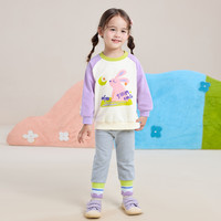 【35.9元任选】宝宝秋冬衣服集合 丁香紫+云影灰