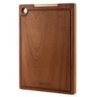 美厨（maxcook）乌檀木砧板 加厚天然整木菜板 实木案板方形40*28*2.5cm MCPJ5340 整木可立方形加大号40*28*2.5cm