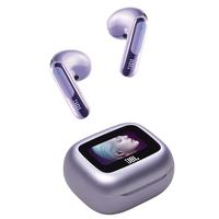 JBL 杰宝 LIVE FLEX 3 晶彩荚 半入耳式真无线动圈主动降噪蓝牙耳机 紫色