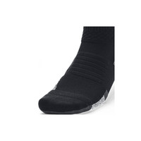 安德玛(UNDERARMOUR)VanishDry Playmaker男女同款训练运动中筒袜1376229 黑色001 M