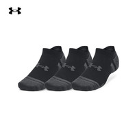 安德玛(UNDERARMOUR)秋冬Performance Tech男女情侣训练运动浅口袜-3双装1379503