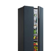 Midea 美的 60厘米薄系列 BCD-458WKPZM(E) 风冷对开门冰箱 458L 烟雨灰