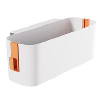 LIUIUSU 收纳筐挂钩组合 11.3*33.2*12cm 白橘