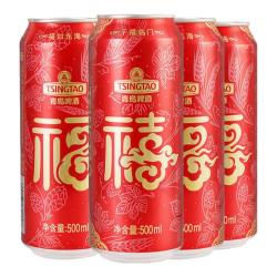 青岛啤酒 整箱装 1x4x500ml 500ml