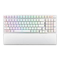 ROG 游侠2 RX 98 PBT版 三模机械键盘 月耀白 RX红轴 RGB