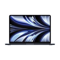 Apple 苹果 MacBook Air 2022款 M2 芯片版 13.6英寸 轻薄本 午夜色 (M2 10核、核芯显卡、8GB、512GB SSD、2.5K、MLY43CH/A）