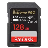SanDisk 闪迪 Extreme PRO SD存储卡 128GB(UHS-II、V60、U3)