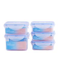 LOCK&LOCK 乐扣乐扣 HPL855S001OBLU_CN 保鲜盒套装 5件套 蓝色