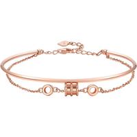 CHJ JEWELLERY 潮宏基 小蛮腰系列 SDK30001710 双层18K玫瑰金手镯 4g