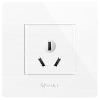 BULL 公牛 G07Z104 三孔16A插座 象牙白