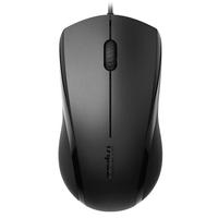 雷柏 N1200 有线鼠标 1000DPI 黑色