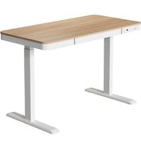 Brateck电动升降电脑桌 北弧站立办公书桌电竞学习桌子 S3小方糖1.2米