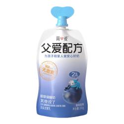 简爱 父爱配方儿童酸奶 2%蔗糖果蔬 100g*6 宝宝酸奶零食 营养早餐