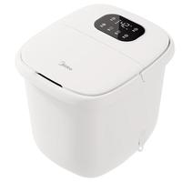 美的(Midea)泡脚桶加热电动足浴盆自动按摩洗脚盆高深过小腿泡脚盆恒温父母长辈实用 ZL306暖阳白