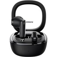 倍思1+真无线蓝牙耳机 半入耳式耳机 无线耳机 蓝牙5.4 50小时超长续航 适用苹果华为小米 黑色 1+长续航蓝牙耳机黑