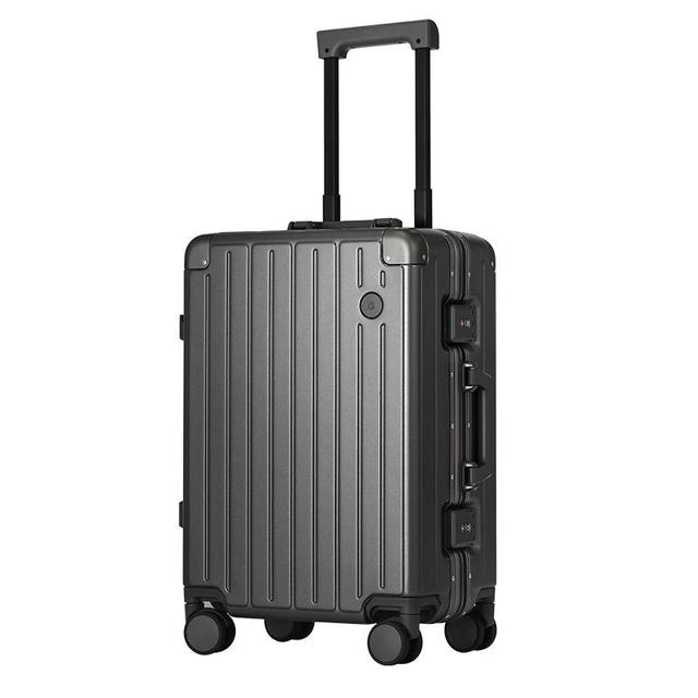 PLUS会员：京东京造 PC拉杆箱 JZ2759 石墨灰 20英寸
