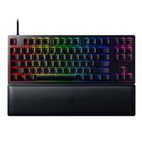 RAZER 雷蛇 猎魂光蛛 V2 竞技版 87键 有线机械键盘 黑色 段落光轴 RGB