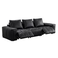 CHEERS 芝华仕 30699 头等舱电动沙发 大三人双功能 午夜黑