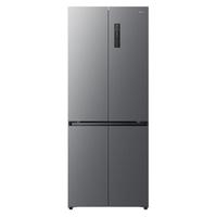 TCL R411T7-UQ 超薄平嵌十字对开四开门冰箱 411L 印象灰