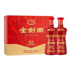 剑南春 金剑南K6 52度 浓香型 500ml*2瓶