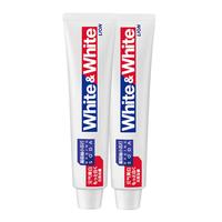 LION 狮王 WHITE&WHITE葡萄柚小苏打元气美白牙膏 120g*2