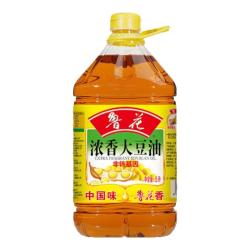 鲁花 非转基因 浓香大豆油 5L