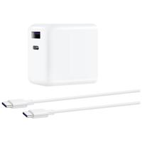 HUAWEI 华为 HW-110600C00 手机充电器 USB-A 66W 白色+Type-C 6A 数据线 白色