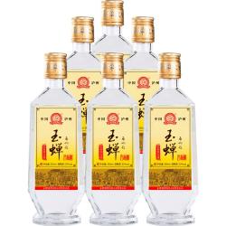 玉蝉老酒 玉蝉大曲酒80加量版525ml浓香型白酒52度高粱酒6瓶装