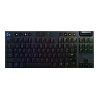 logitech 罗技 G913 TKL 87键 2.4G蓝牙 Lightspeed 双模无线机械键盘 黑色 GL T轴 RGB