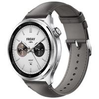 小米 Watch S4 eSIM版 智能手表 47mm 灰棕色 真皮表带