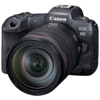 佳能 EOS R5 全画幅 微单相机 黑色 RF 24-105mm F4 L IS USM 变焦镜头 单头套机