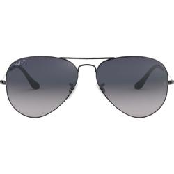 Ray-Ban 经典飞行员系列太阳镜 0RB3025 004/78 枪色镜框蓝色渐变偏光镜片
