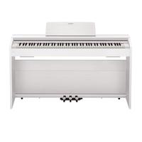 CASIO 卡西欧 PX系列 PX-870WE 电钢琴 88键全配重 白色 官方标配