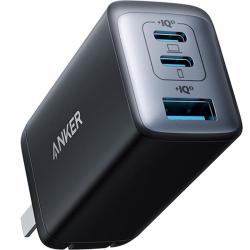 Anker A2667 氮化镓充电器 双Type-C/USB-A 65W 黑色