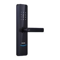 PHILIPS 飞利浦 DDL603E 电子密码指纹门锁 曜石黑