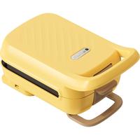 小熊（Bear）三明治机早餐机 吐司面包机华夫饼机可拆双盘配置 加厚封边多功能热压三明治机双面压烤SMZ-Q07N1 【加厚】⭐五档厚度可调