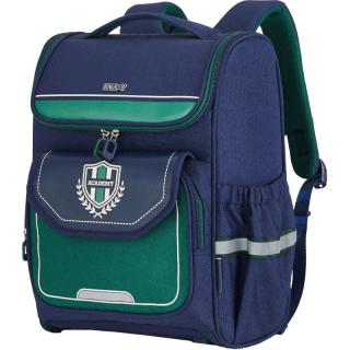 卡拉羊 小学生五维防下坠防泼水书包 18L 藏青