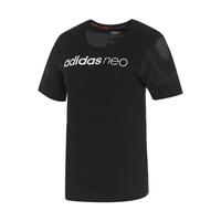 限尺码：adidas NEO 时尚百搭休闲舒适 女款休闲短袖T恤