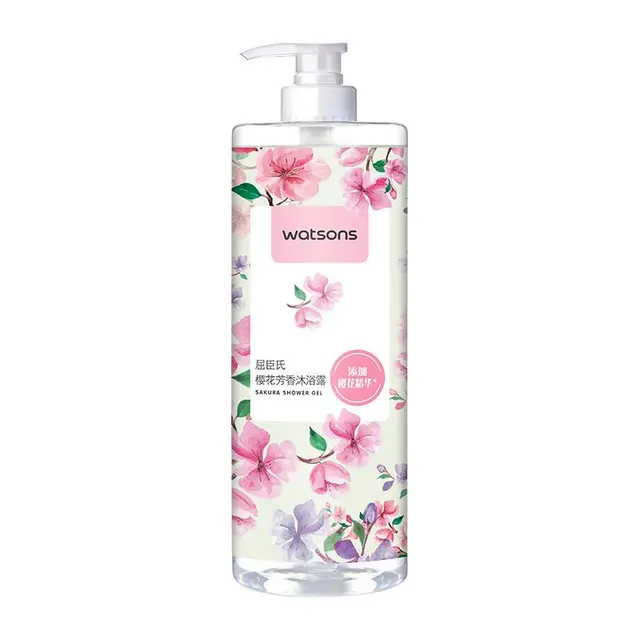 watsons 屈臣氏 樱花淡雅沐浴乳 1L