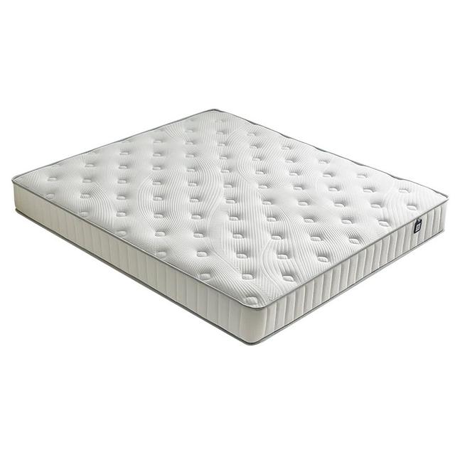 全友 家居弹簧床垫厚20cm家用天然椰棕护脊床垫子1.8x2米乳胶垫117023