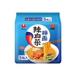农心 方便面辛拉面 辣白菜秘制拌面5连包132g*5