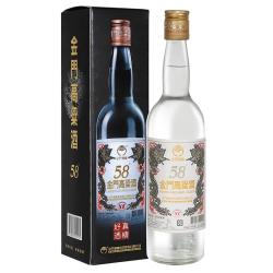 金门高粱酒 白金龙 58%vol 清香型白酒 600ml 单瓶装