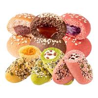 QEEWOO 七年五季 全麦面包组合装（全麦欧包混合口味6只+鸡肉丸3袋+豆浆）