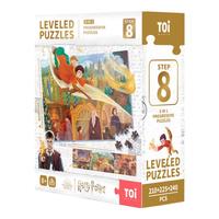 TOI二代进阶哈利波特故事拼图玩具幼儿早教大块纸质拼图男孩玩具女孩儿童六一儿童节3-4-5-6岁宝宝带收纳袋 8阶哈利波特与魔法石