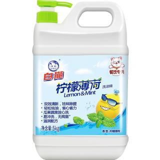 白猫 柠檬薄荷洗洁精 5kg