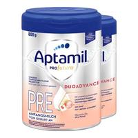 Aptamil 爱他美 德国爱他美白金版2段德爱白金二段德版婴幼儿宝宝营养高铁奶粉800g*2罐