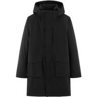 太平鸟 男装冬款90绒连帽可拆中长款户外防寒外套男式羽绒服